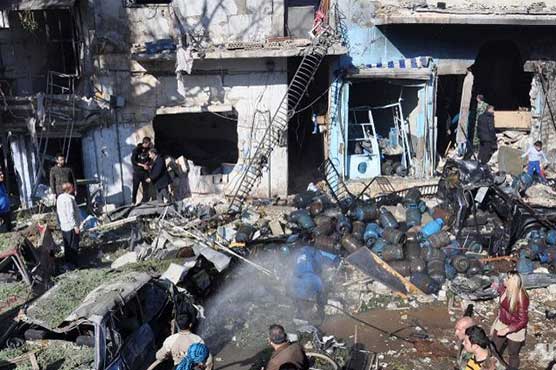 IS attack near hospital in Syria's Homs kills 16, wounds dozens