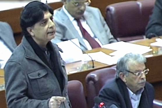 War against terrorism is not over yet, Ch Nisar tells NA