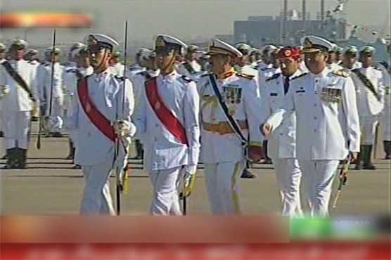 Passing out parade of Pakistan Navy held in Karachi