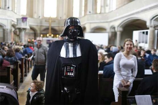 German church hosts galactic service to celebrate Star Wars release