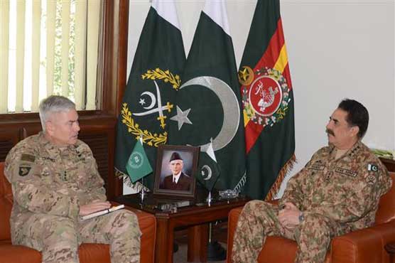 Army Chief meets Commander ISAF, reviews Afghan resolution process