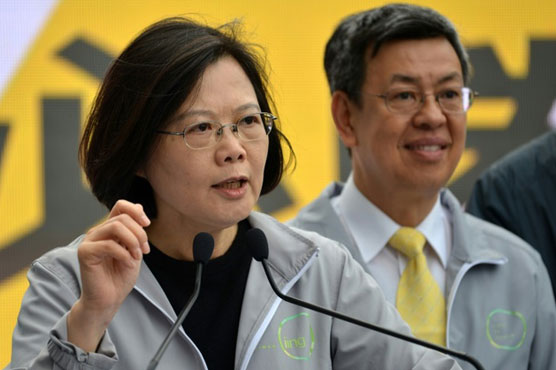 Taiwan presidential frontrunner vows to seek peaceful China ties