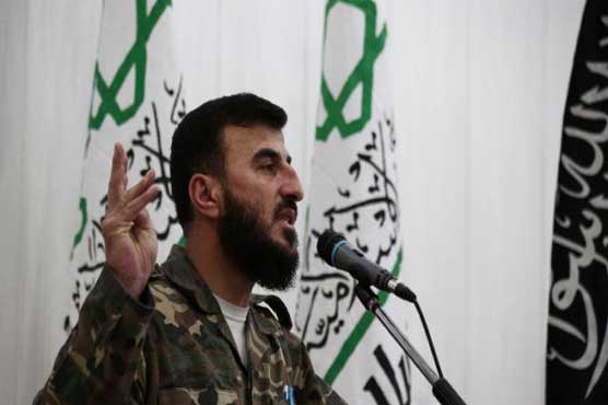 Regime air strike kills Syria rebel chief ahead of peace talks
