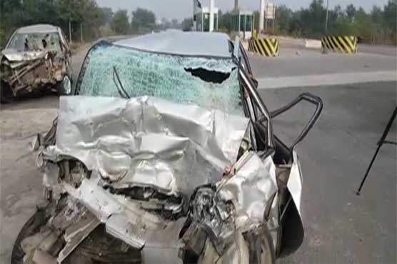 Bus, car collision in Faisalabad claims five lives