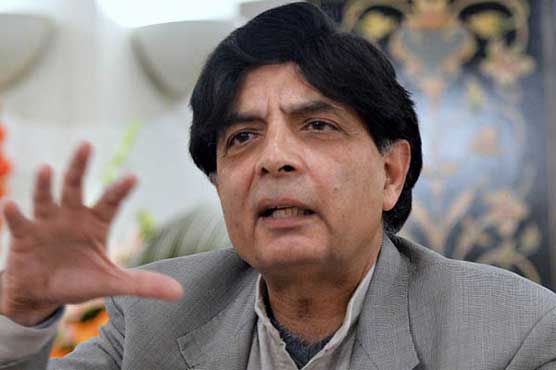 National Action Plan will continue with same enthusiasm: Ch Nisar