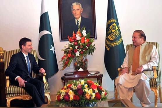 US Ambassador calls on PM Nawaz in Islamabad