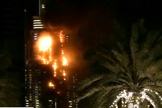 Huge fire erupts at Dubai hotel ahead of New Year celebrations