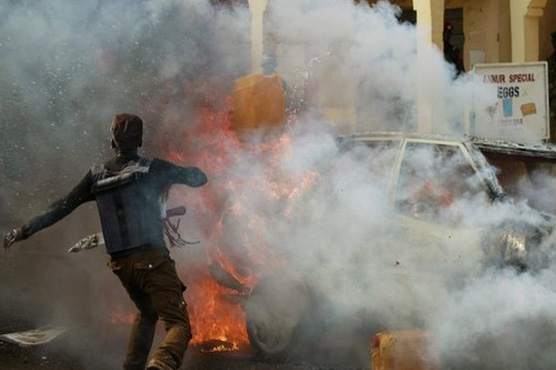 Blast after presidential rally in Nigeria, as fear of attacks grows