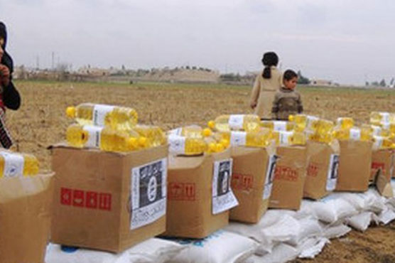 UN 'alarmed' by photos of IS labels on its Syria food aid