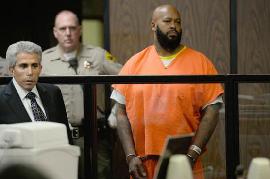 Rap mogul 'Suge' Knight denies murder, is hospitalized