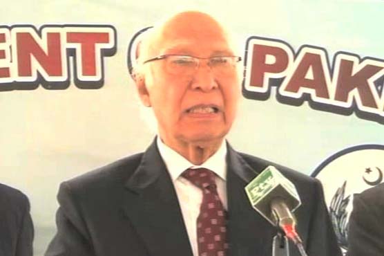 Dialogue process without Kashmir issue unacceptable to Pakistan: Sartaj Aziz