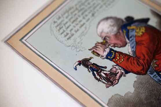 Napoleon skewered by cartoonists in British exhibition