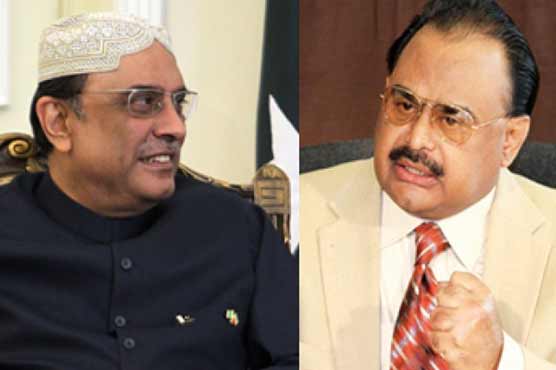Zardari calls on MQM chief to discuss Sindh situation, Senate election