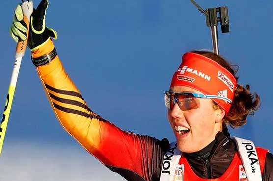 Laura Dahlmeier claims 1st biathlon World Cup victory