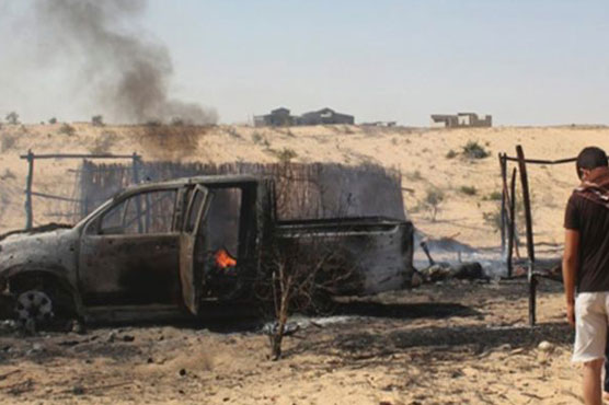 Two suicide car bombs wound six in Egypt's Sinai