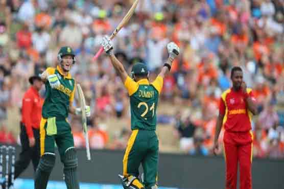 Miller and Duminy star as jittery Proteas beat Zimbabwe