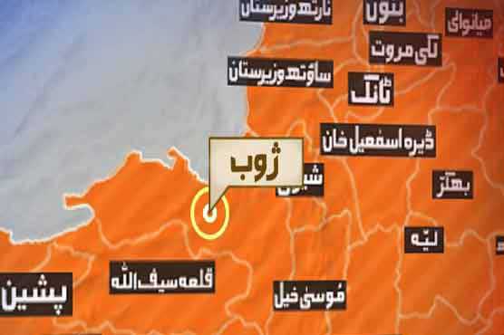 Zhob: Two suicide bombers blow themselves during an operation by the security forces