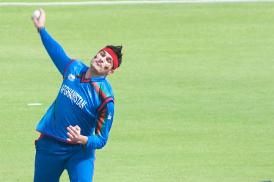 Afghan spinner Shenwari taken out of attack for running on wicket