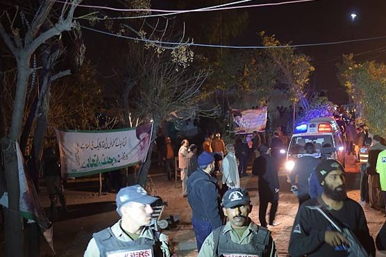 Rawalpindi imambargah blast case registered, 15 suspects arrested