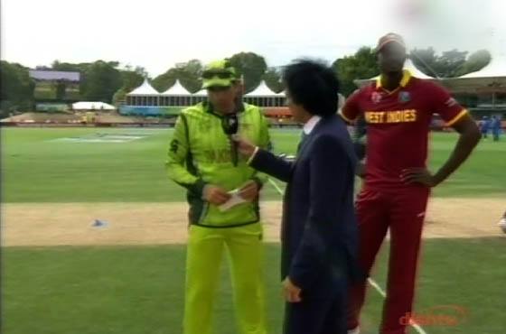 Pakistan won the toss and elected to field first