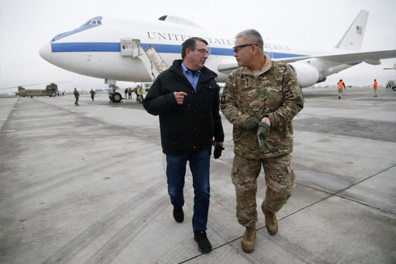 New Pentagon chief Carter in Kabul on unannounced visit 