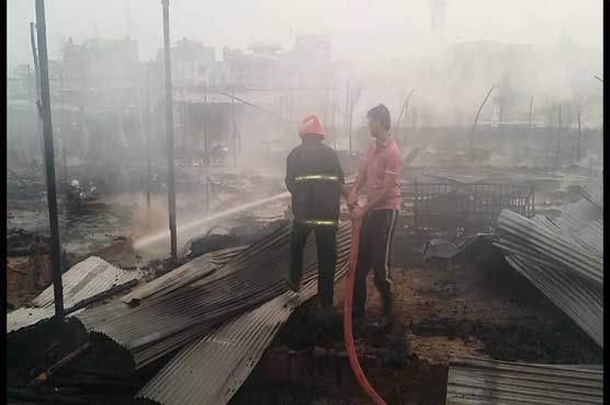 Fire burns down 150 shops in Lalamusa