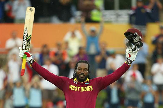 Gayle hits first ever World Cup 200