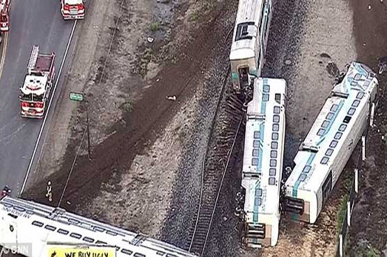 Nearly 50 injured as California train hits truck