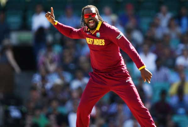 Gayle out for three as Windies chase 409
