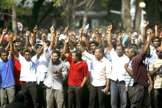 Maldives opposition resolves to continue protests
