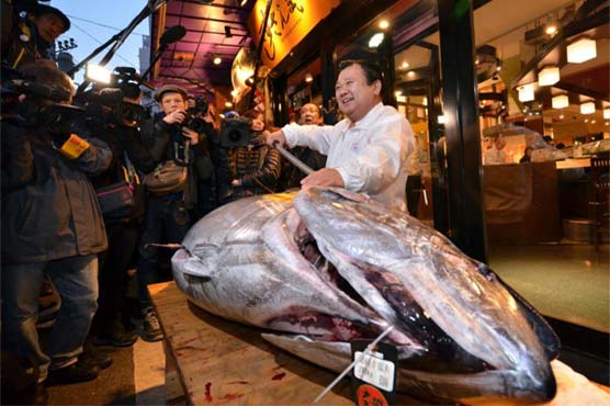 Bluefin tuna nets $37,000 in Tokyo new year auction