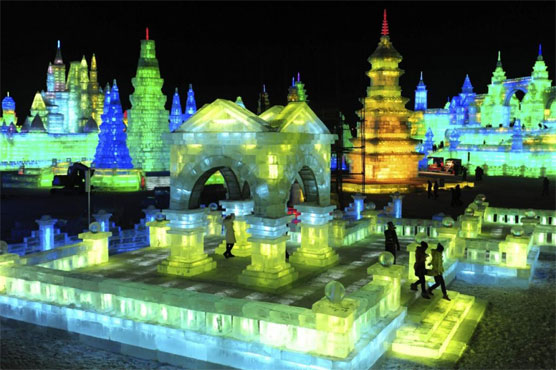 China ice festival launches without a bang