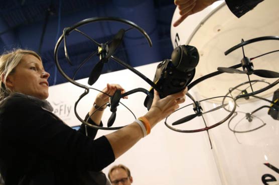 Drones, flashy TVs among stars in Las Vegas tech show