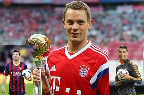 Neuer aims to end Ronaldo, Messi monopoly over FIFA player award