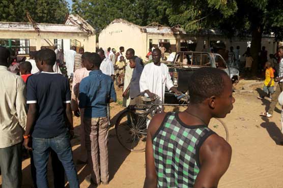 Two dead as car explodes at police station in Potiskum north east Nigeria