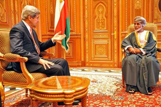 Kerry, headed to India, sees Oman's ailing ruler in Germany