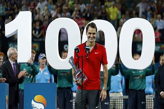 Tennis: Federer claims 1,000th win with Brisbane crown