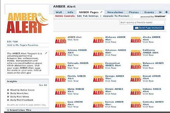 Facebook launches Amber Alerts to help find missing children