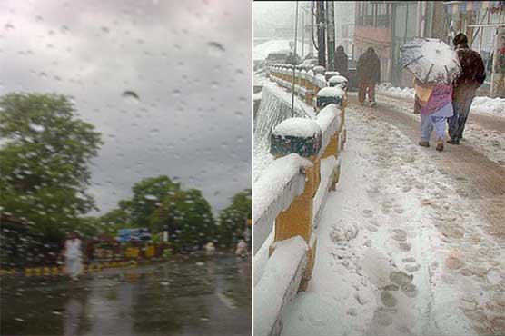 Intermittent rain, snowfall turn weather cold