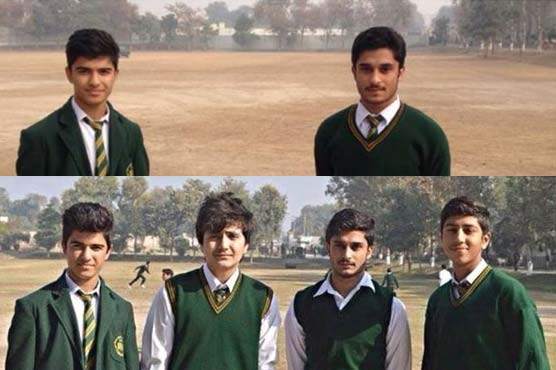 Before and After: Heartbreaking picture by 2 APS School students