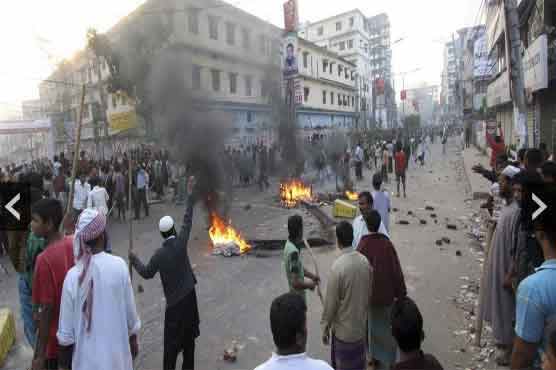 One killed in firebombing in strike-hit Bangladesh