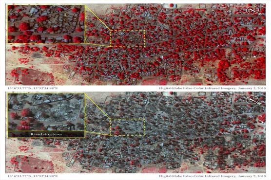 Satellite images indicate huge Boko Haram attack: rights groups 