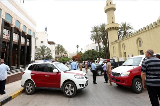 Explosives hit Algerian embassy in Libya