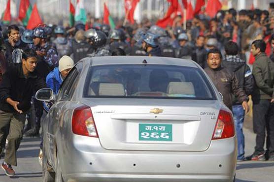 Opposition turns violent inside Nepal parliament, on streets