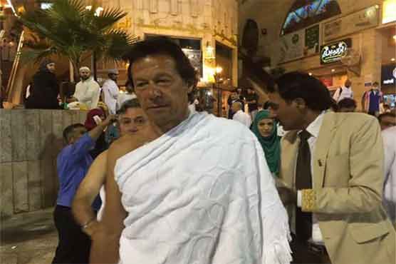 Imran Khan, Reham Khan perform Umrah