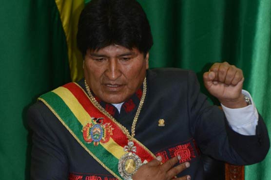 Bolivia's president swears in for 3rd term