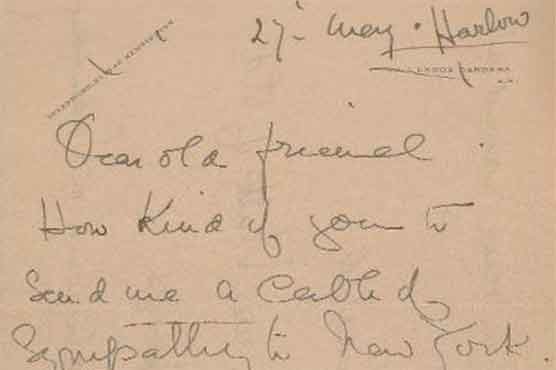 Titanic survivor letter sells for nearly $12,000