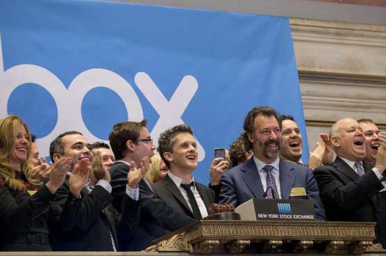 Online data storage provider Box's shares soar in debut