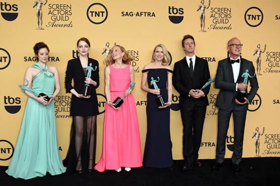 'Birdman' soars to victory at Screen Actors Guild Awards 