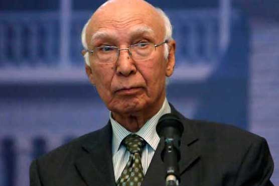 Imbalance of power will increase instability in region: Sartaj Aziz